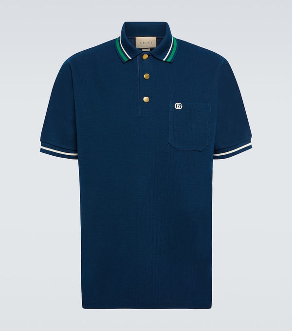 Gucci Wool and cotton polo shirt