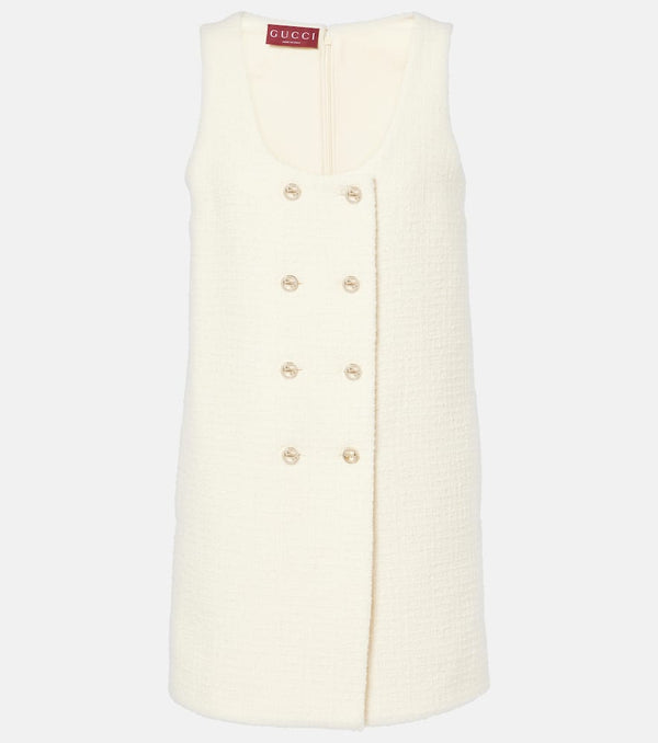 Gucci Wool-blend bouclé minidress