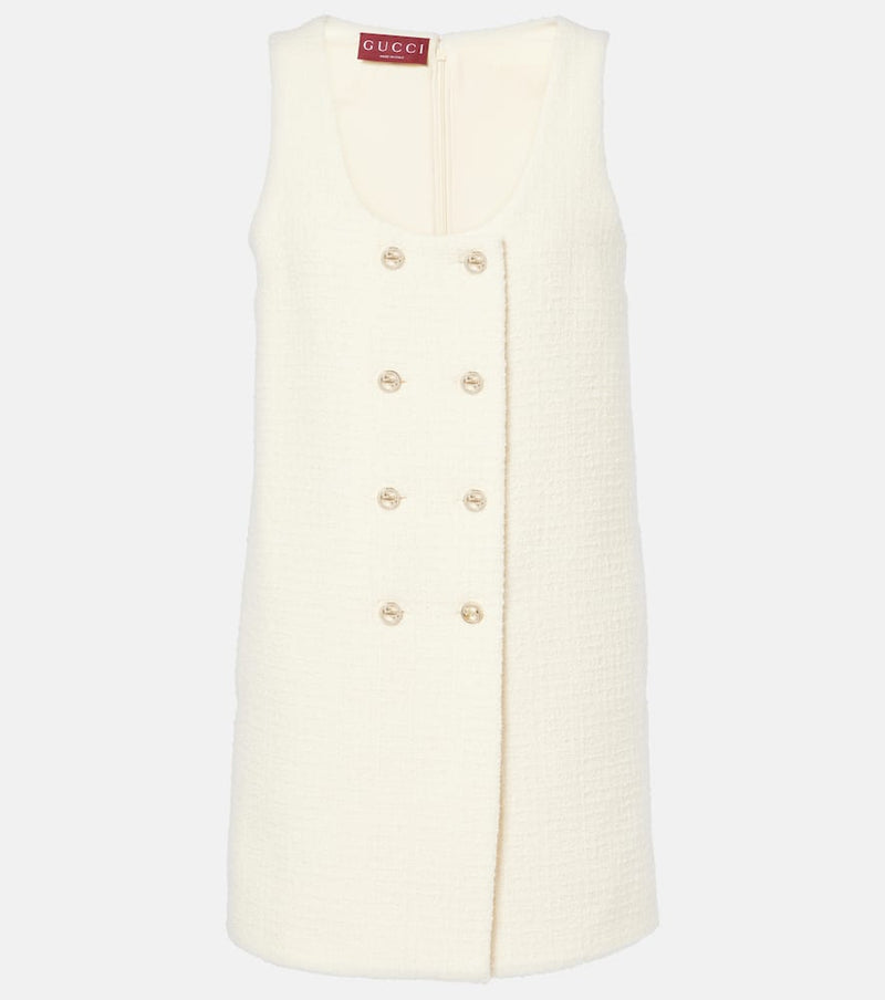 Gucci Wool-blend bouclé minidress