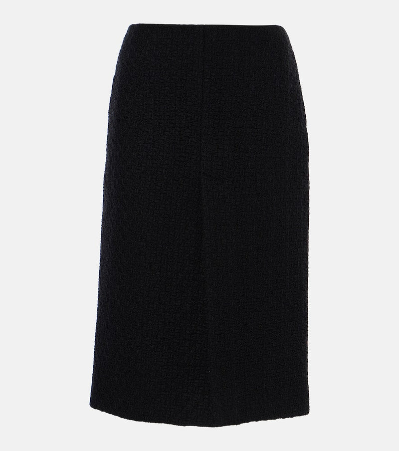 Gucci Wool-blend tweed midi skirt