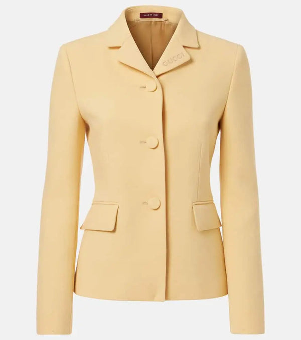 Gucci Wool crêpe jacket | LYBSTORE