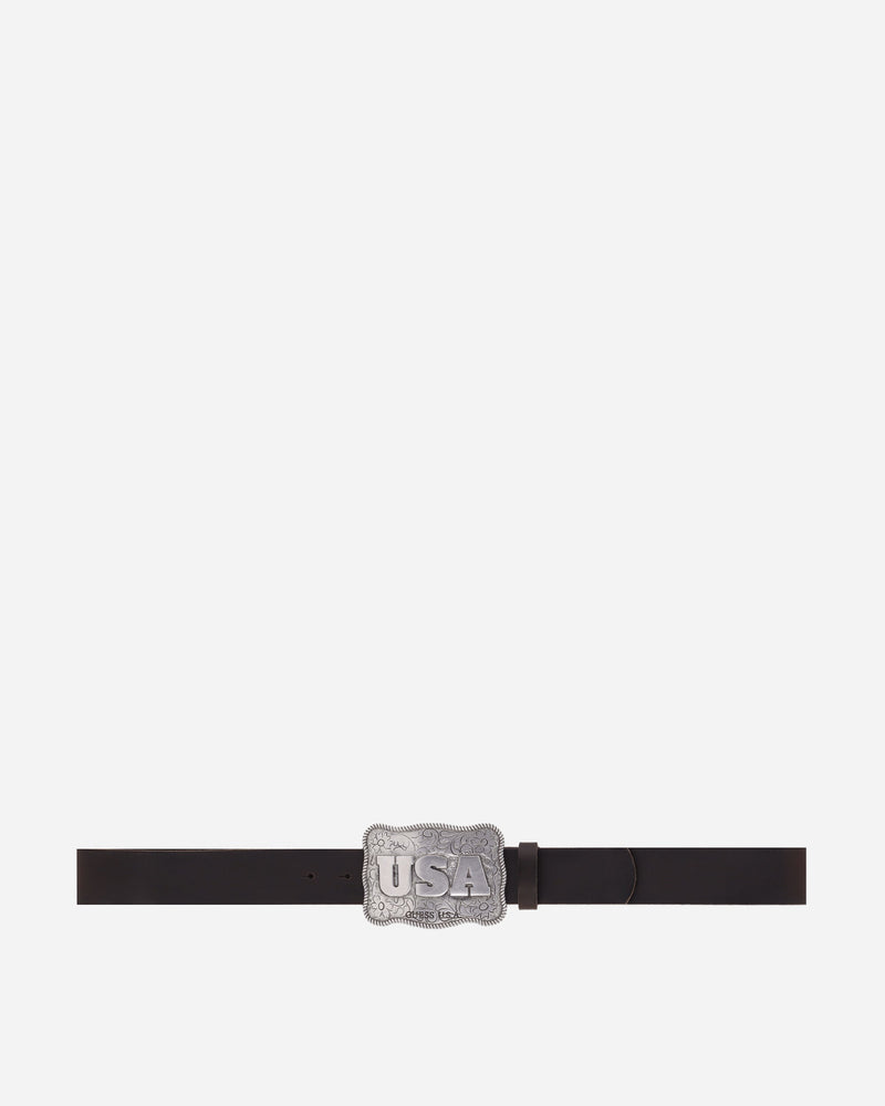 Guess USA Buckle Belt Vintage Brown