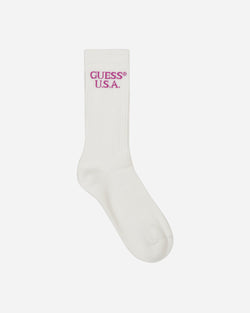 Guess USA Evan Socks White