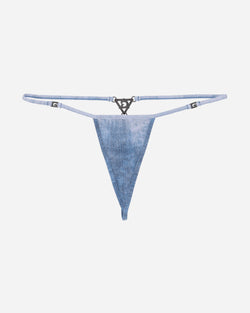 Guess USA Women s Triangle Thong Denim