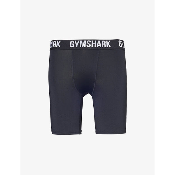 Gymshark Element Baselayer Logo-Waistband Stretch-Woven Shorts