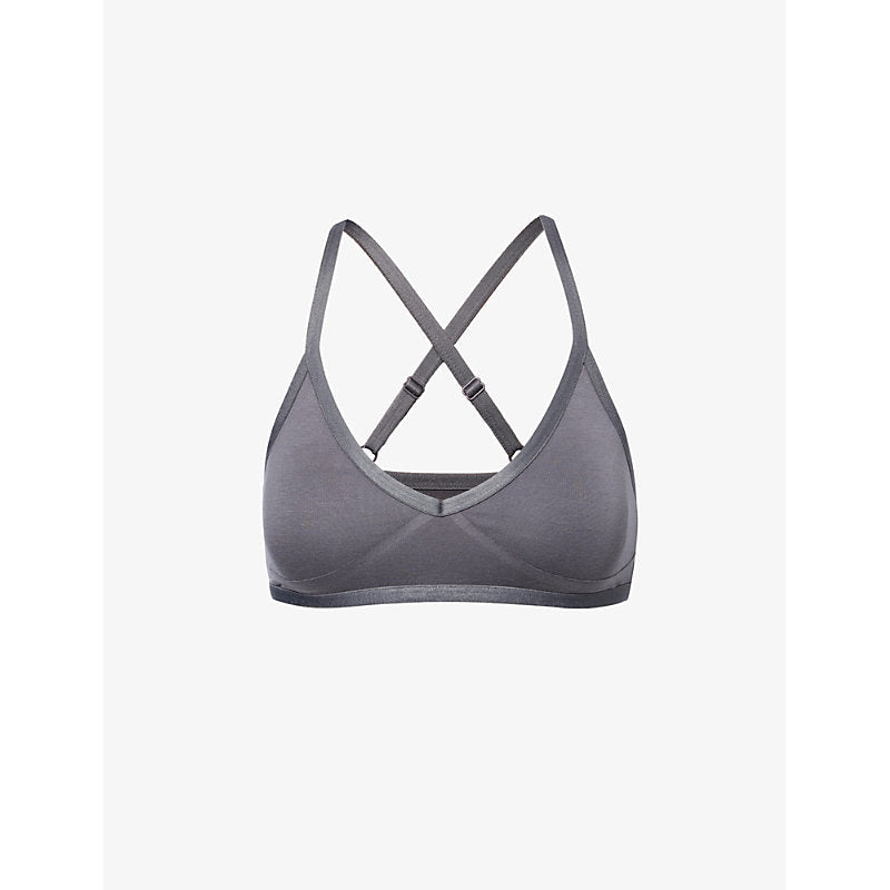 Gymshark Everywear V-neck stretch-jersey sports bra