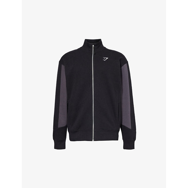 Mens Gymshark Logo-embroidered stretch-cotton jacket