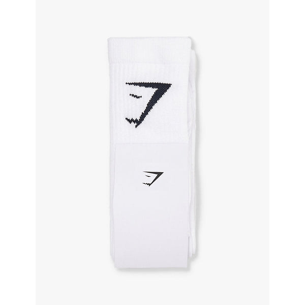 Gymshark pack of three cotton-blend socks