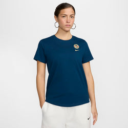 Playera de fútbol Nike para mujer Club América Supporter - Azul