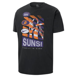 Playera Nike de la NBA para hombre Phoenix Suns Courtside - Negro