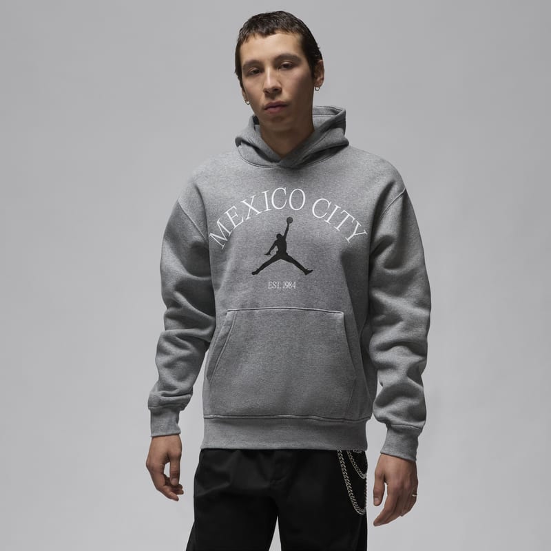 Sudadera con gorro sin cierre para hombre Jordan Mexico City - Gris