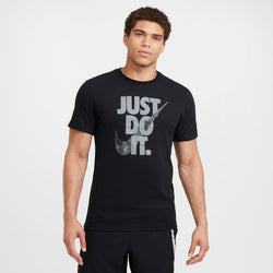 Playera de fitness de manga corta Dri-FIT para hombre Nike - Negro