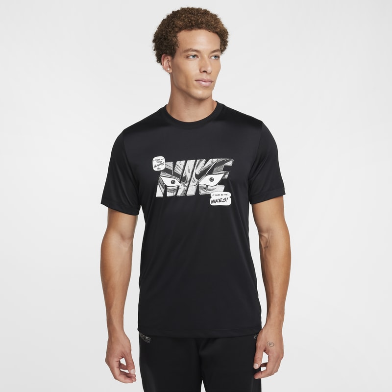 Playera de fitness Nike Dri-FIT para hombre - Negro