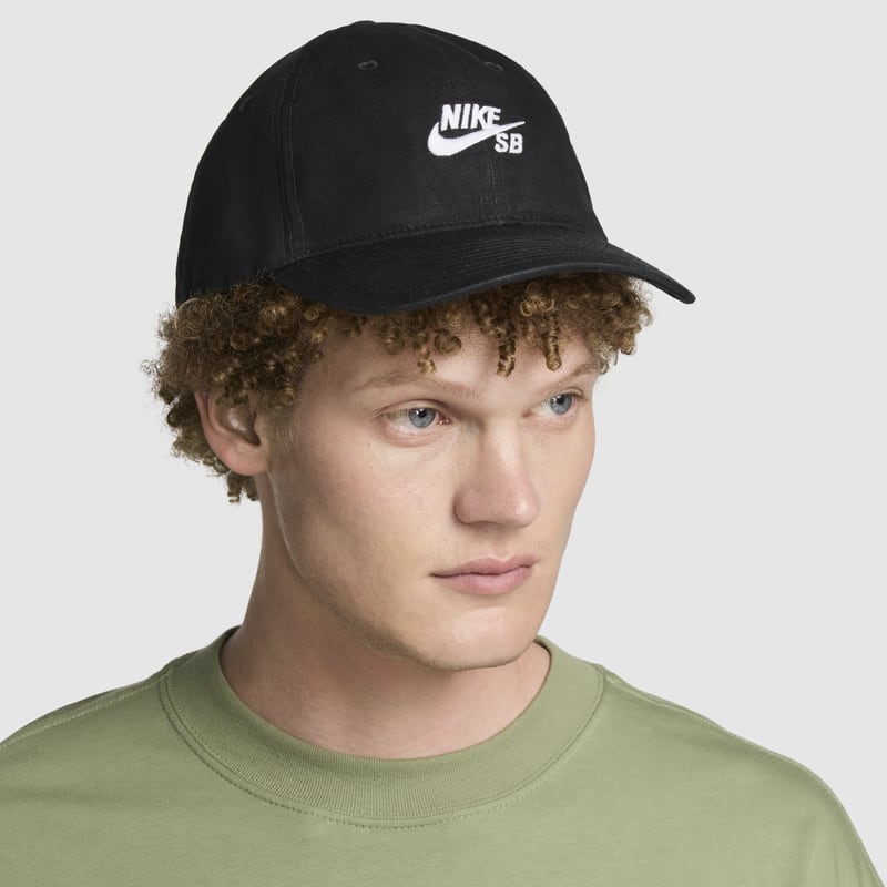 Gorra de skateboarding sin estructura Nike SB Club - Negro