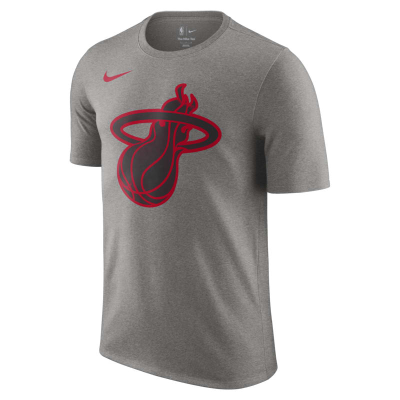 Playera Nike NBA para hombre Miami Heat Essential City Edition - Gris