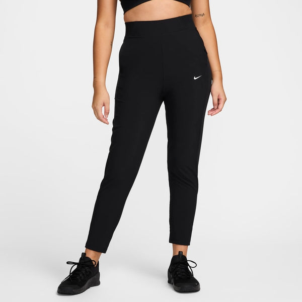 Pants de entrenamiento Dri-FIT de tiro medio para mujer Nike Bliss Victory - Negro