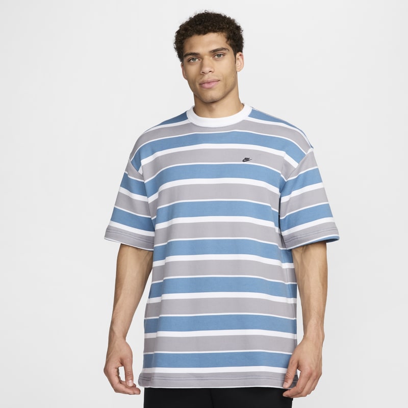 Playera de manga corta de French Terry para hombre Nike Sportswear - Azul