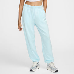 Pants de entrenamiento de French Terry oversized de tiro alto para mujer Nike Sportswear Phoenix Fleece - Azul