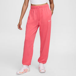 Pants de entrenamiento de French Terry oversized de tiro alto para mujer Nike Sportswear Phoenix Fleece - Rosa