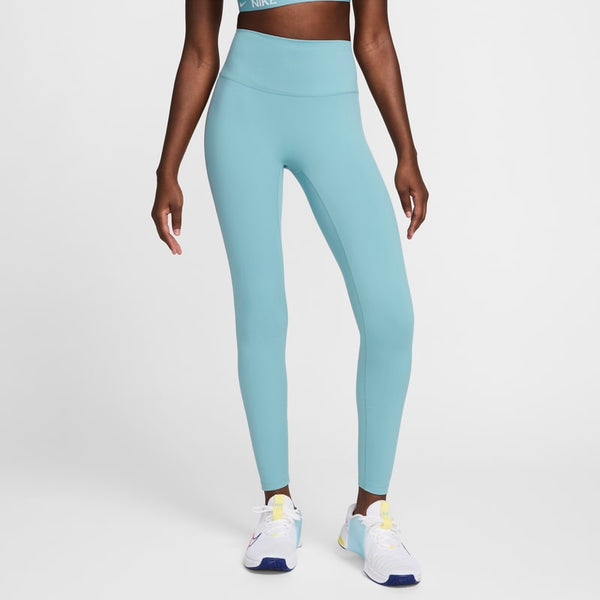 Leggings de tiro alto de largo completo para mujer Nike One Seamless Front - Azul