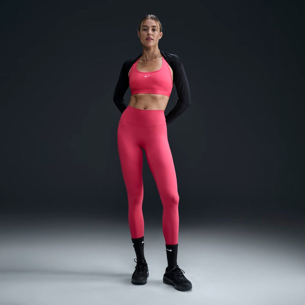 Leggings de tiro alto de largo completo para mujer Nike One Seamless Front - Rosa