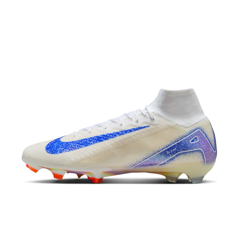 Tacos de fútbol high para terreno firme Nike Mercurial Superfly 10 Elite Blueprint - Blanco