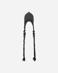 HYEIN SEO Tassel Charm Beanie Dark Grey