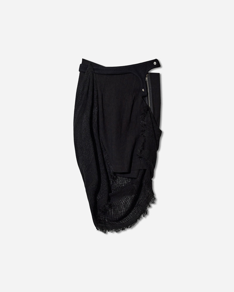 HYEIN SEO Women s Fringed Skirt Black