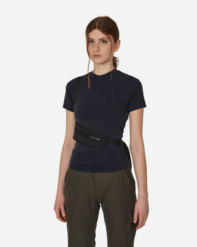 HYEIN SEO Strap Track Tee Navy