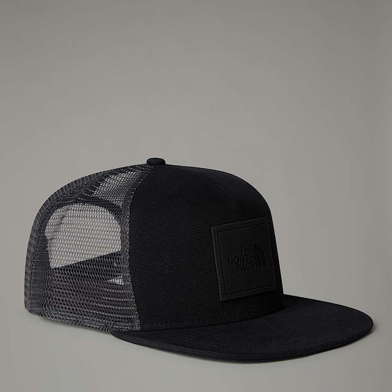 The North Face Half Dome Trucker Cap Tnf Black leather Patch