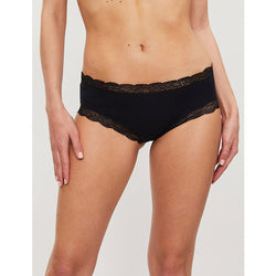 Womens Hanro Low-rise cotton-blend briefs