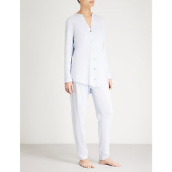 Womens Hanro Pure Essence cotton-jersey pyjama set