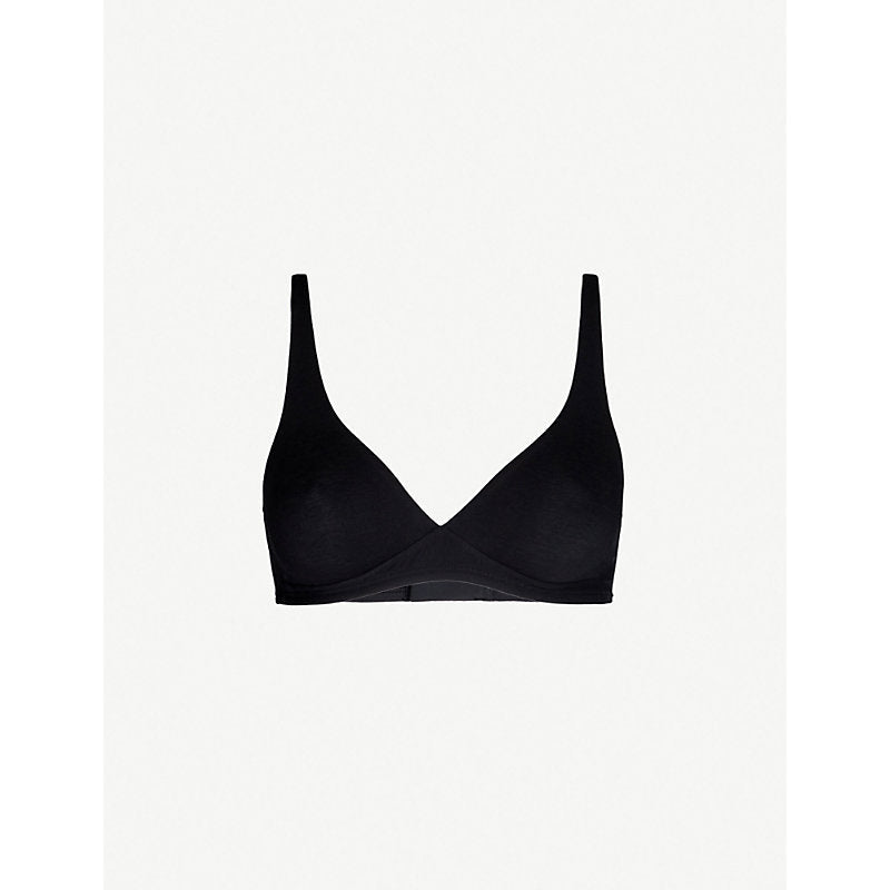 Hanro Sensation soft cup stretch-cotton bra