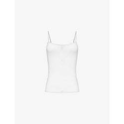 Womens Hanro Slim-fit sleeveless stretch-woven top