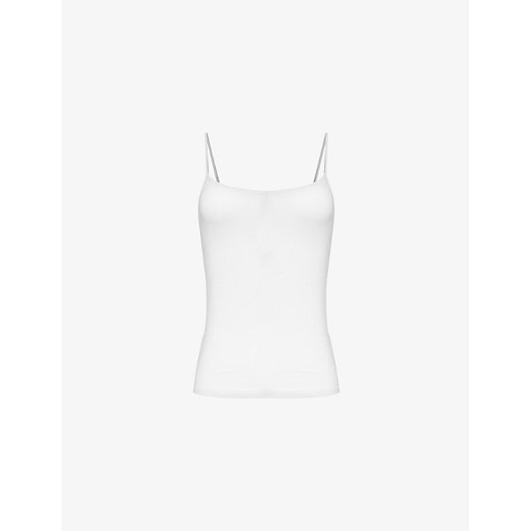 Womens Hanro Slim-fit sleeveless stretch-woven top