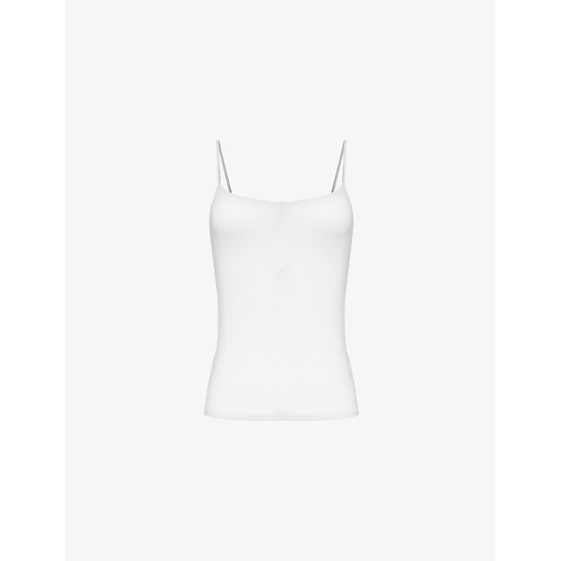 Womens Hanro Slim-fit sleeveless stretch-woven top