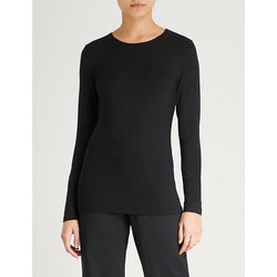 Hanro Soft Touch long-sleeved stretch-jersey top