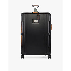 Harper Collective x MCM large 4-wheel recycled-plastic suitcase 79cm | Harper Collective