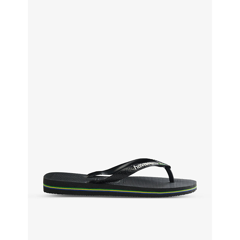 Havaianas Brasil logo-print rubber flip-flops