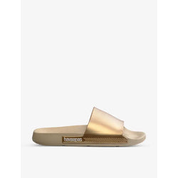 Havaianas Classic metallic rubber sliders