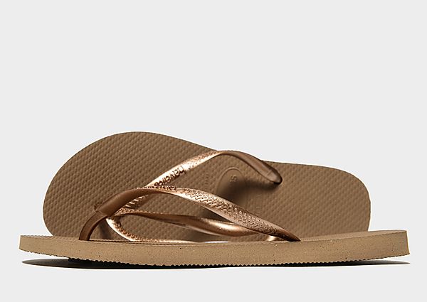 Havaianas Slim Flip Flops Rose Gold, Rose Gold