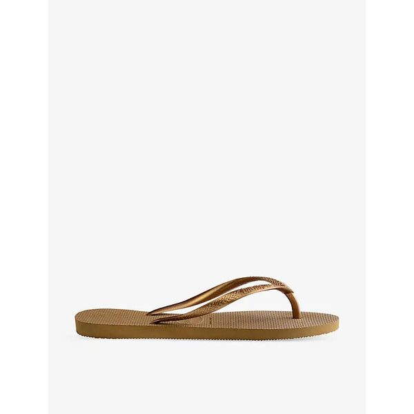 Havaianas Slim metallic rubber flip-flops | Havaianas