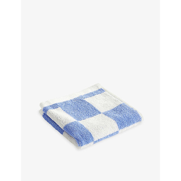 Hay Check-design cotton hand towel