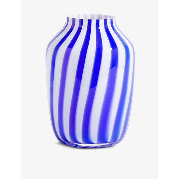 Hay Juice High striped glass vase 28cm