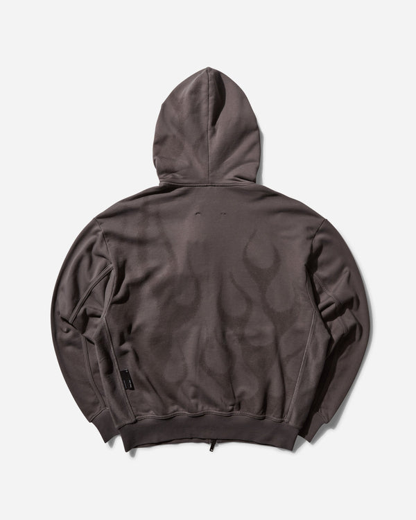 Haydenshapes Men s Flame Spray Zip Hoodie Satellite