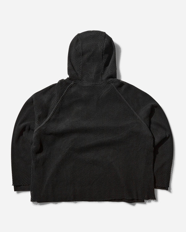 Haydenshapes Men s Plexus Mesh Layered Hoodie Black