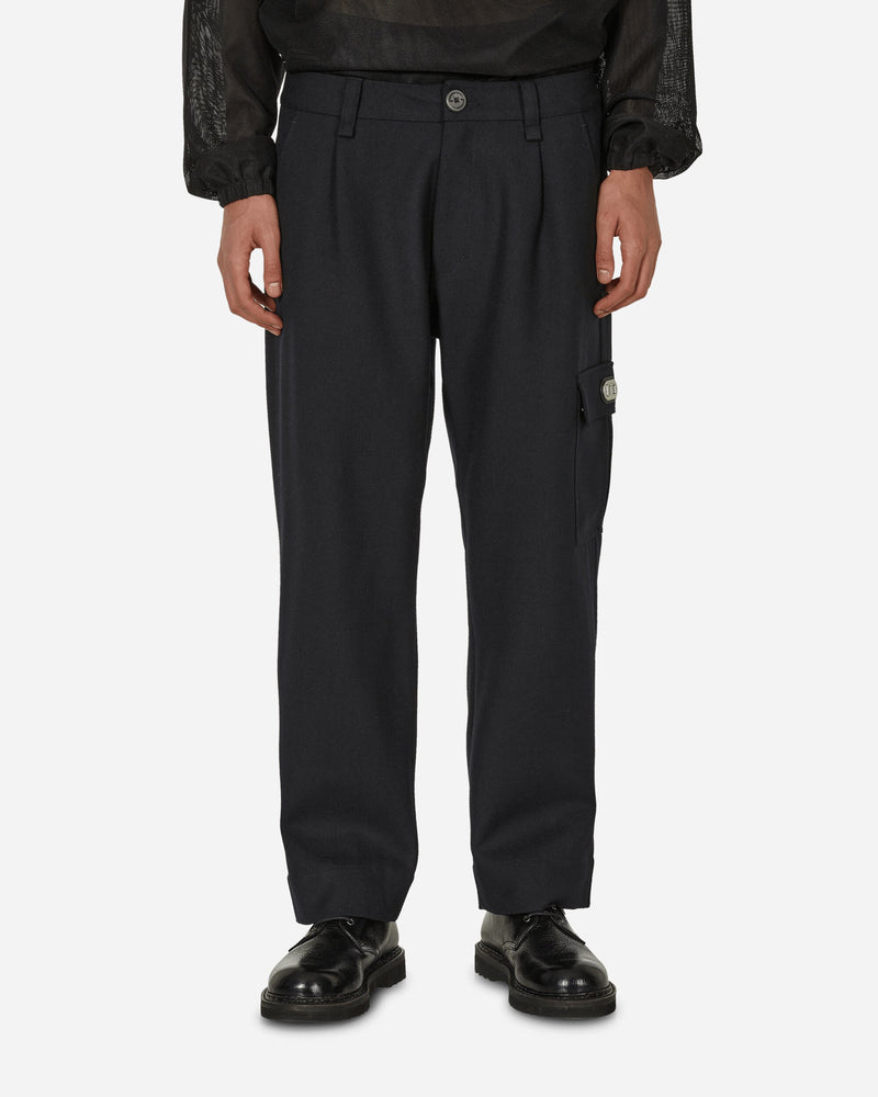 Haydenshapes Merino Piston Pleated Patch Cargo Pants Black