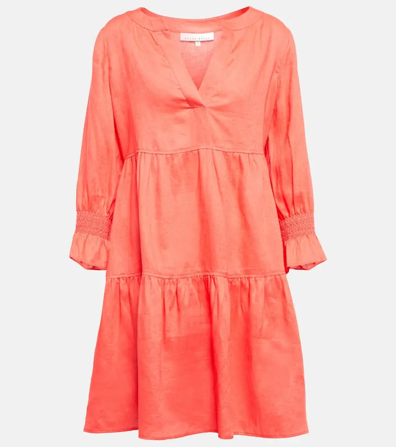 Heidi Klein Moroccan Sands linen minidress | LYBSTORE