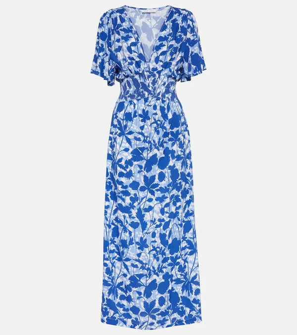 Heidi Klein Tuscany floral midi dress | LYBSTORE