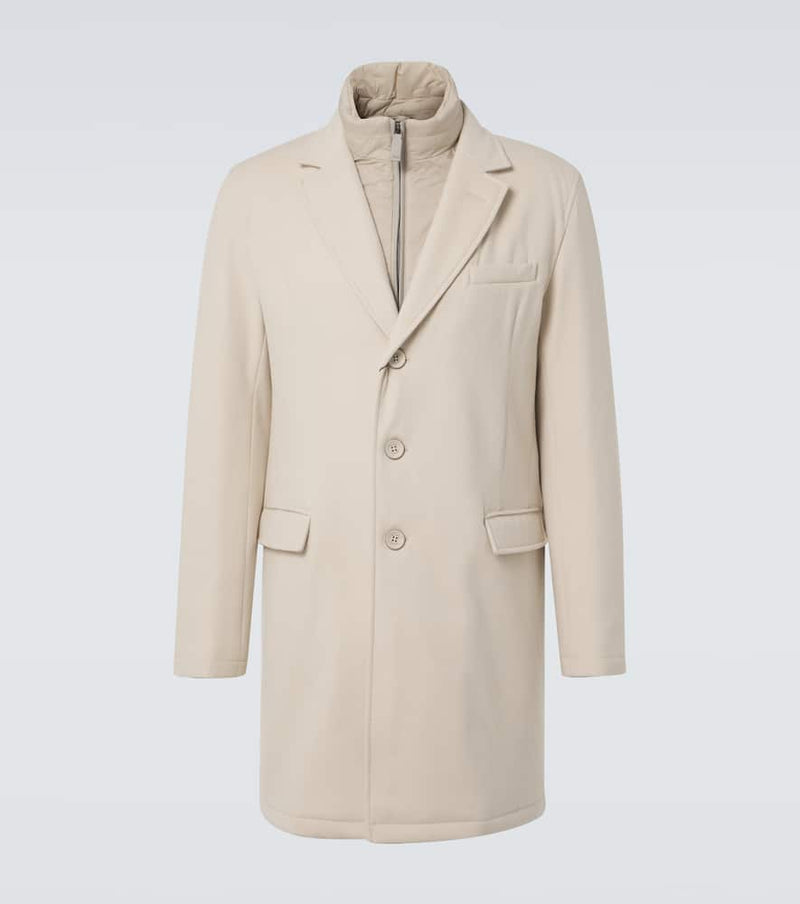 Herno Layered wool coat